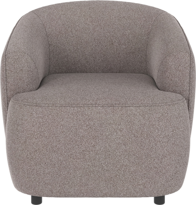 Gråbeige Loungestol Dermot Brenda 100 Polyester Stof Fsc Mix Skandinavisk Design Rowico Lænestol - 7340126589892