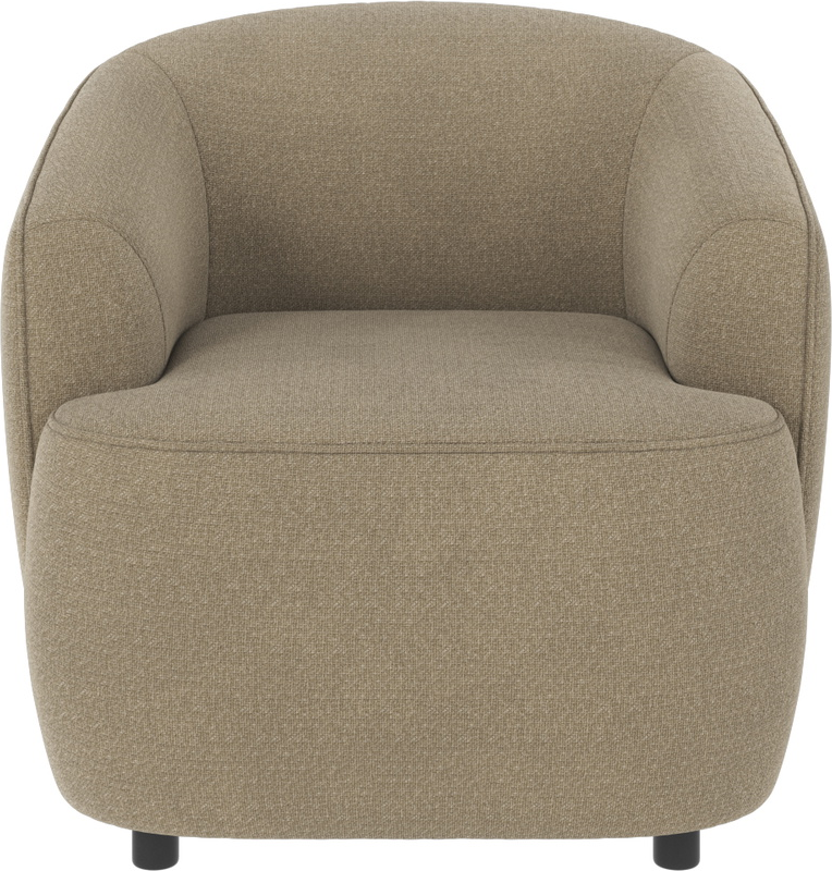 Mørk Beige Loungestol Dermot Rita Stof Fsc Mix H77xb85xd90 Rowico Lænestol - 7340126590485