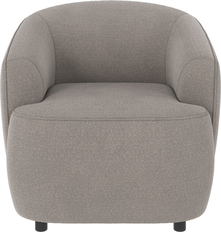 Lysegrå Loungestol Dermot Rita Stof 100 Polyester Med Nosag Fjedre Fsc Mix Rowico Lænestol - 7340126590539