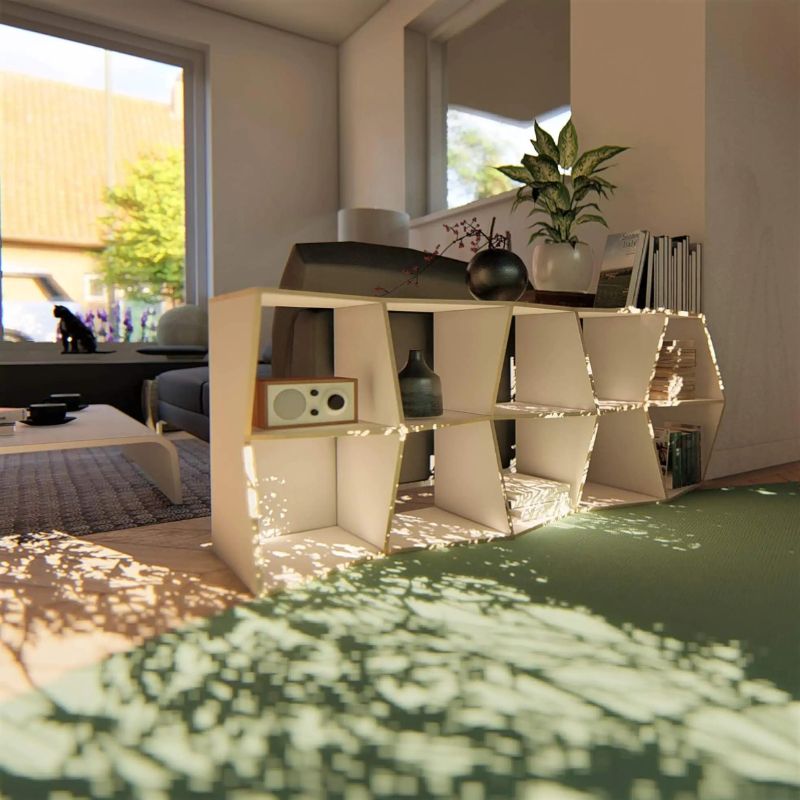 Mesh Moderne Design Størrelser 151x61 Radis Reol