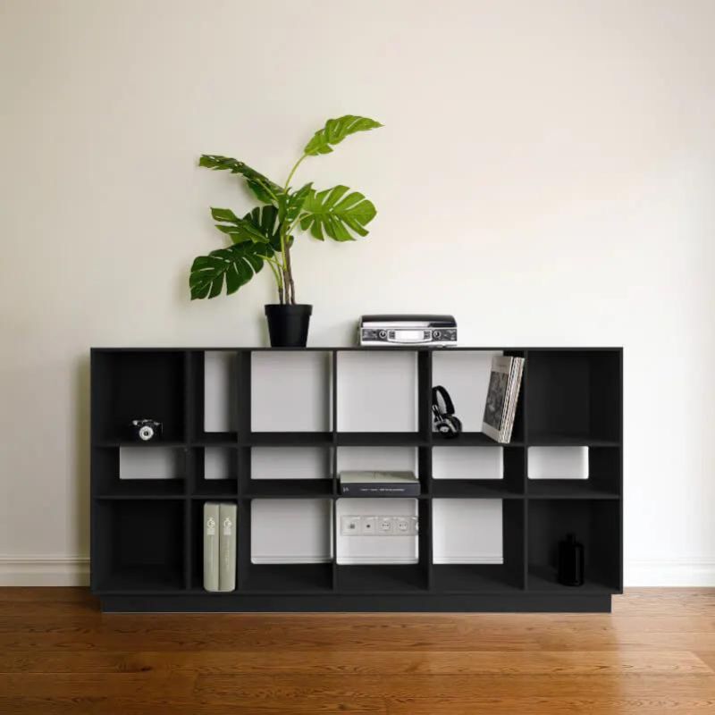 Sort Elegant Med Mange Opbevaringsrum Flere Varianter Radis Reol