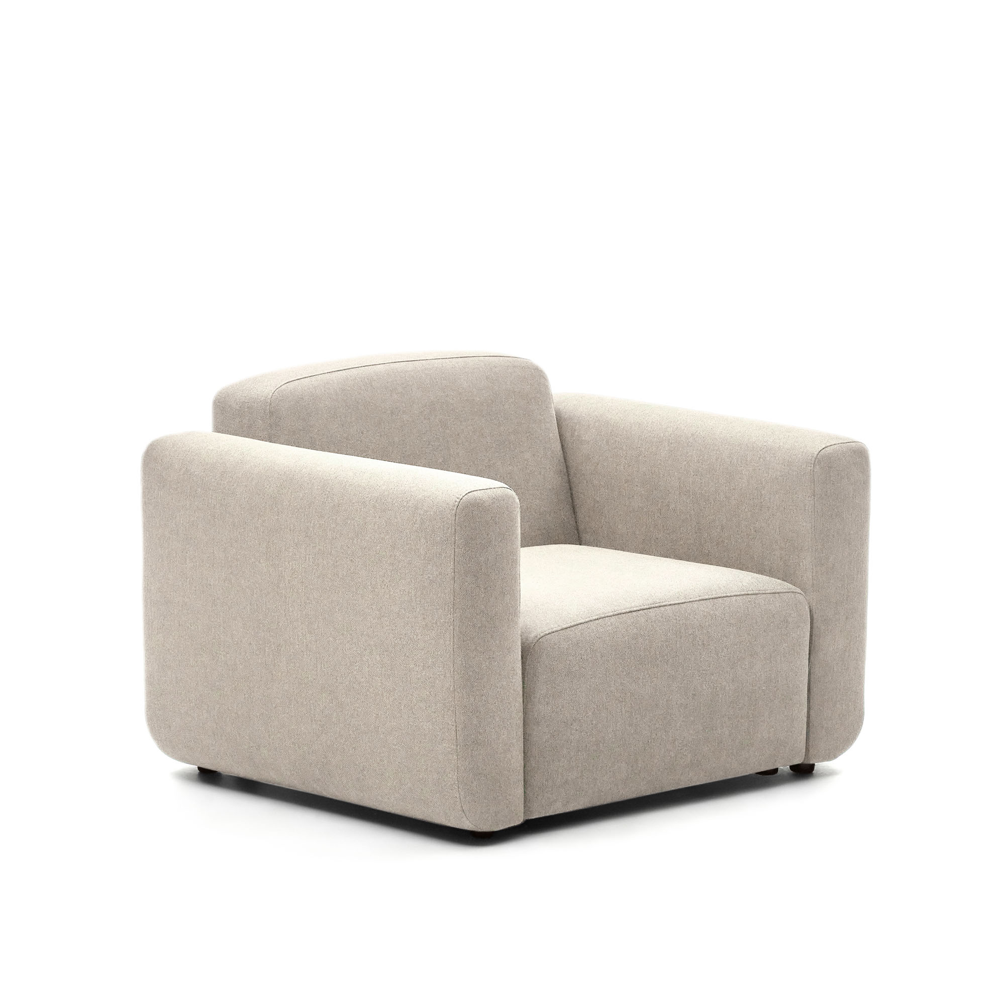Beige Neom Modulær Armlæn Stof Kave Home Lænestol - 8433840842233