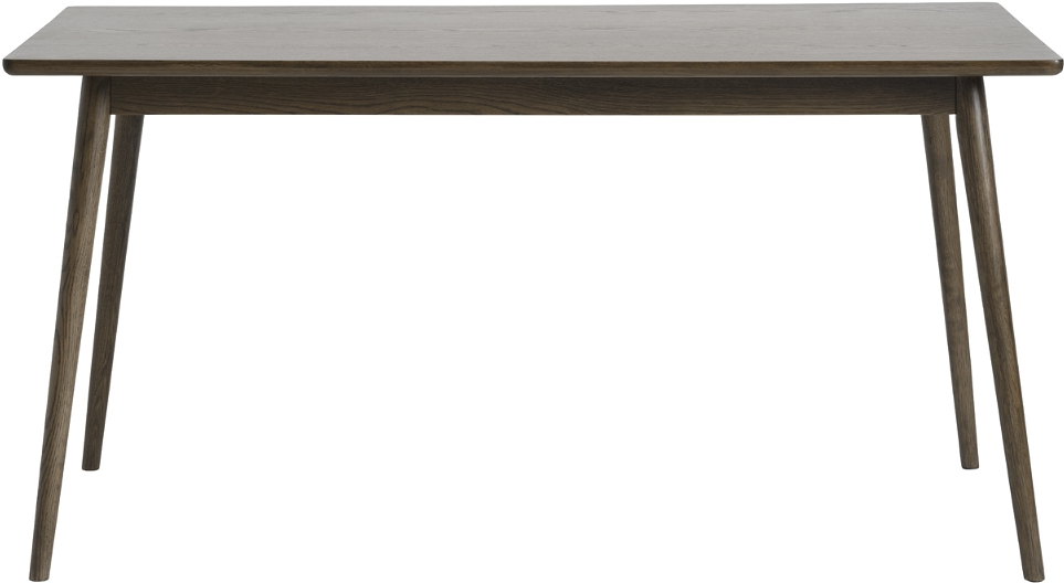 Røget Barrali Egetræ 150x90 Med Forlængerplade Nordique Design Spisebord - 5704745116181