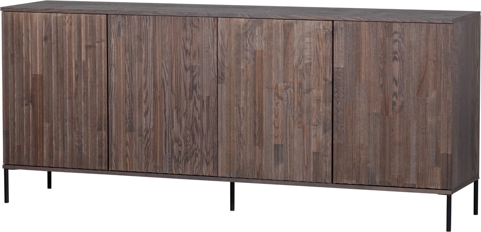 Espresso Gravure Askefiner Fsc 200x44x85 Lydløs Push Open Woood Skænk - 8714713175338