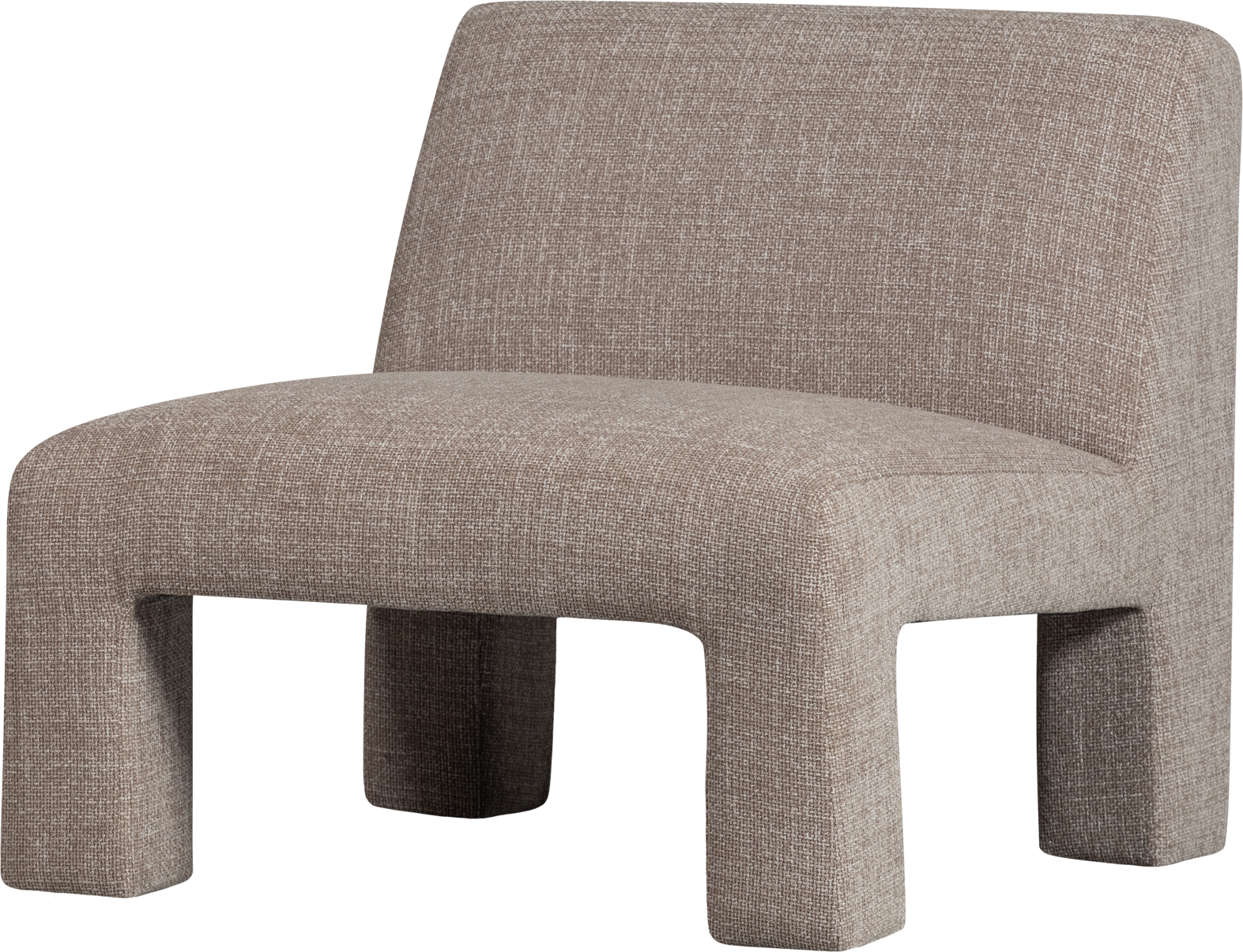 Natur Collection Lavid Polyester H73 B74 D84 Woood Lænestol - 8714713200900