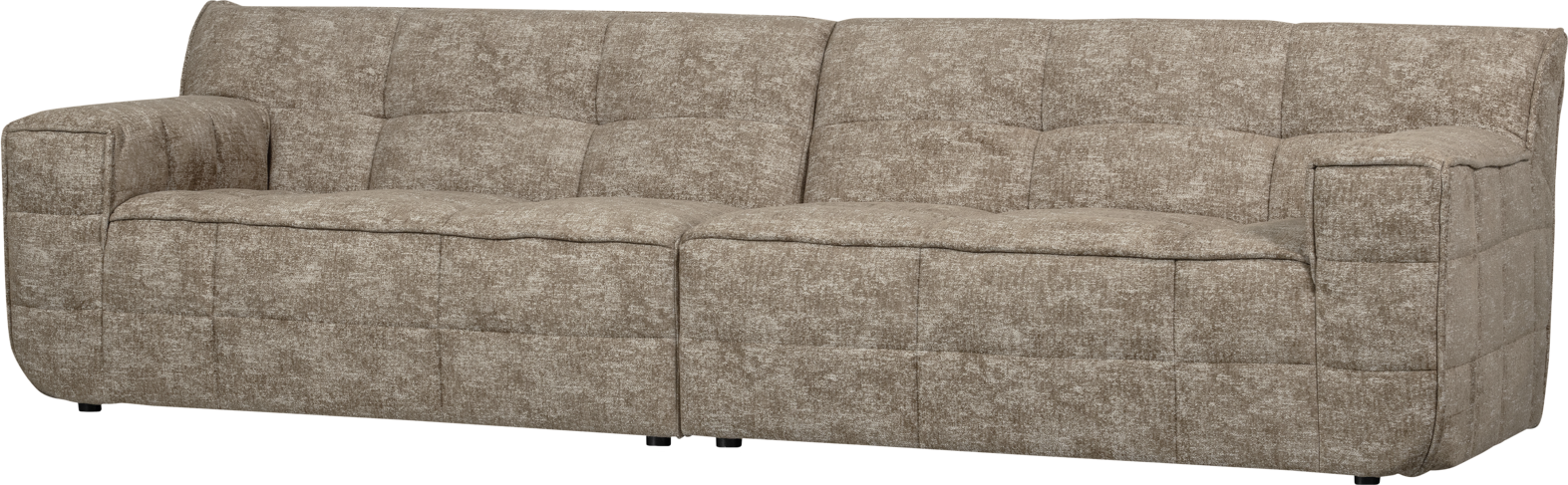 Natur Personers Timor Chenille Polyester 297x92x81 Woood Sofa - 8714713203314