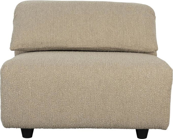 Stenlysgrå Personers Wings Slidstærkt Stof Justerbart Ryglæn Zuiver Sofa - 8718548063334
