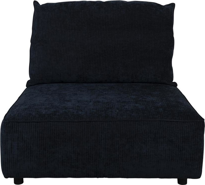 Sort Personers Element Hunter Modulopbygget Kul Ribbet Stof Med Skum Zuiver Sofa - 8718548068476