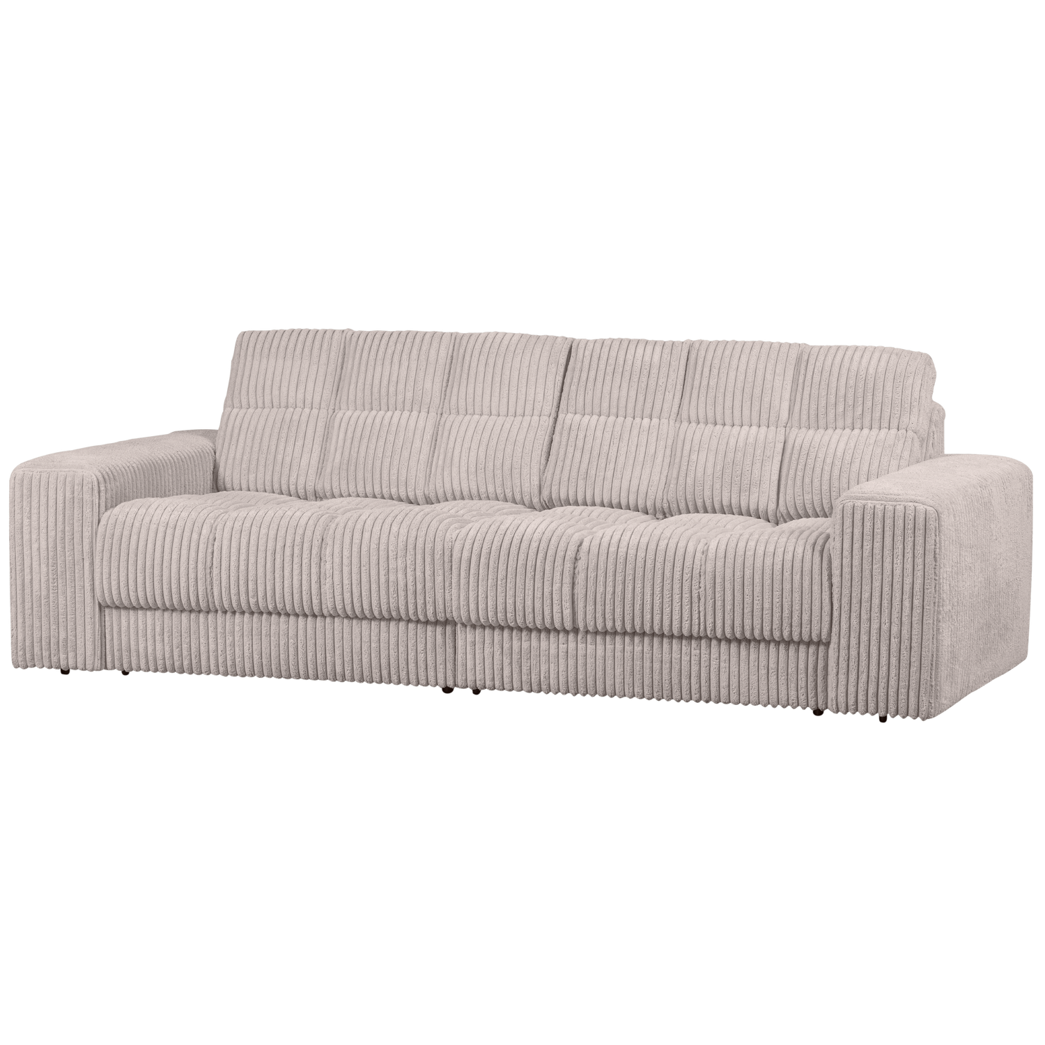 Natur Second Date Pers Fløjl Stof Woood Sofa - 8714713207688