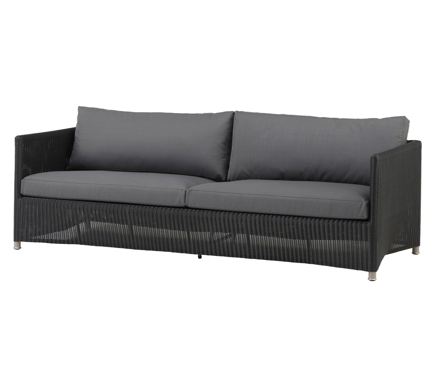 Cane Line Diamond Pers Graphite Weave 209 Cane-line Sofa