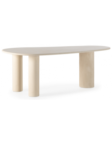 Daila Organisk Mdf Resin 201 100 Creme Spisebord