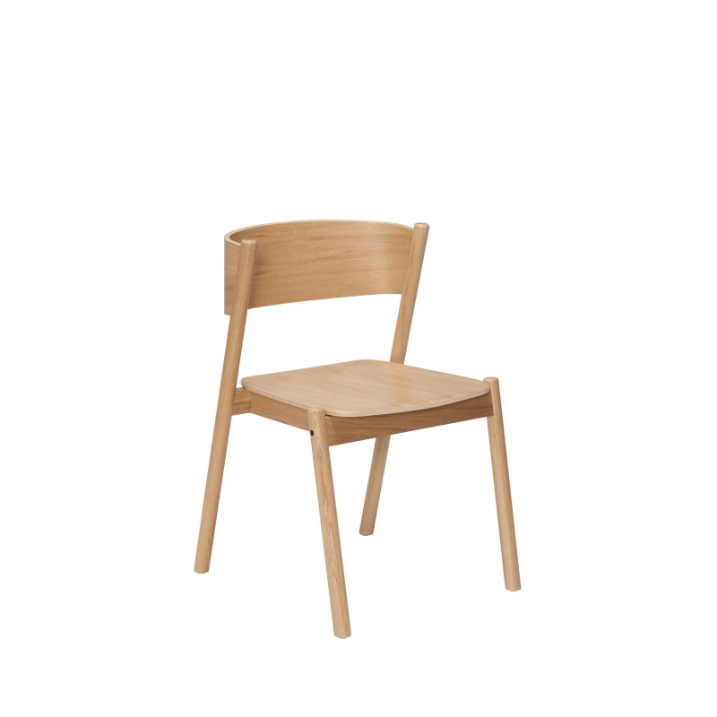 Natur Oblique Spisestol - 5712772128275
