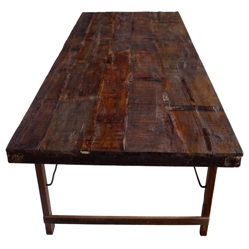 Træ Med Patina Kuta Træ Med Smuk Patina Spisebord - 5740002225784