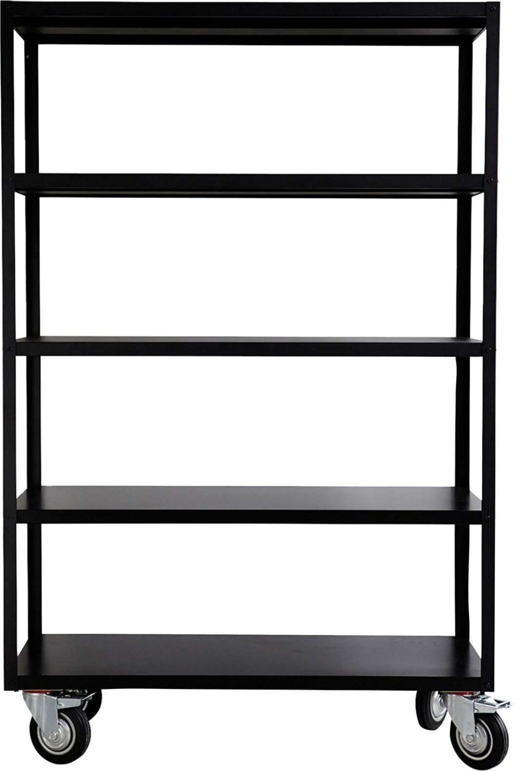 Sort Med Hjul Trolley Stål Mat 180x45x120 House Doctor Reol - 5707644403307