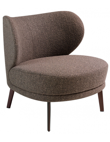 Stål Boucl Polyester H76 Brun Metallic Brun Angel Cerdá Lænestol