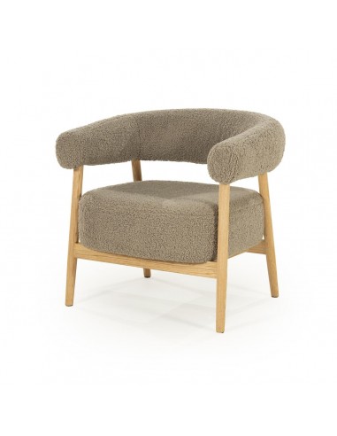 Mysa Egetræ Boucl Polyester H73 Taupe By Boo Lænestol