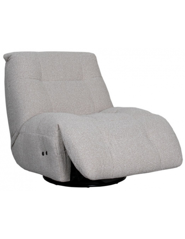 Relax Elektrisk Med Fodskammel Boucl H95 Sort Natur Label51 Lænestol