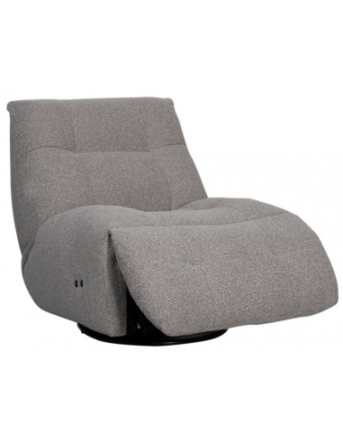 Relax Elektrisk Med Fodskammel Boucl H95 Sort Taupe Label51 Lænestol
