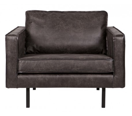 Sort Rodeo Læder B105 Vintage Bepurehome Lænestol