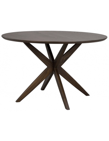 Rowico Calverton Rundt Egetræ Mdf Ø120 Brun Brun Rowico Home Spisebord