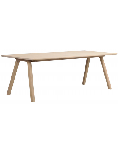 Hvid Rowico Clapperton Egetræ 220 White Wash Rowico Home Spisebord
