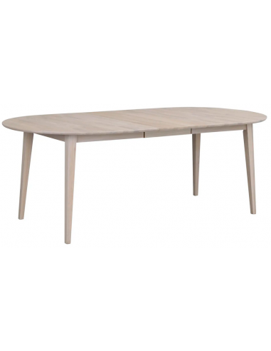 Hvid Rowico Filippa Ovalt Med Udtræk Egetræ 170 210 105 White Wash Rowico Home Spisebord