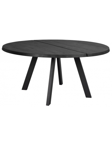 Sort Rowico Fred Rundt Metal Egetræ Ø160 Rowico Home Spisebord