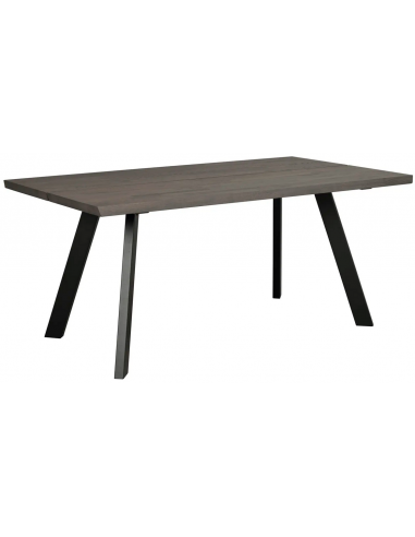 Rowico Fred Metal Egetræ 170 Sort Mørkebrun Rowico Home Spisebord