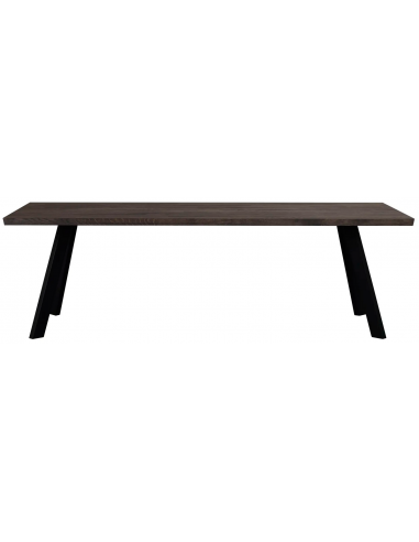 Rowico Fred Metal Egetræ 240 100 Sort Brun Rowico Home Spisebord