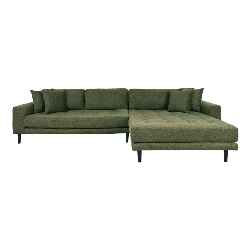 Grøn Højrevendt Oliven Med Fire Puder Hn1020 1301480 Homeshop Sofa - 5713917018796