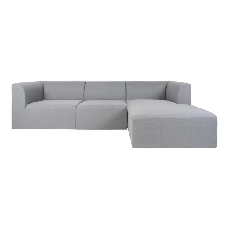 Lysegrå Højrevendt 160 90x272xh67 Hn1001 1301086 Homeshop Sofa - 5713917010622
