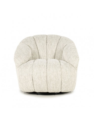 Sogno Med Drejefod Metal Polyester H76 Meleret Beige By Boo Lænestol