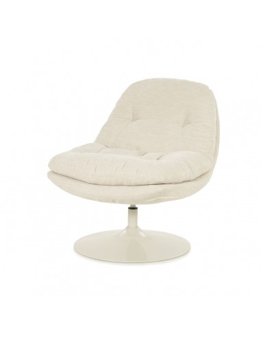 Tromba Med Drejefod Metal Polyester H84 Beige By Boo Lænestol