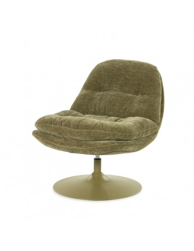 Grøn Tromba Med Drejefod Metal Polyester H84 By Boo Lænestol