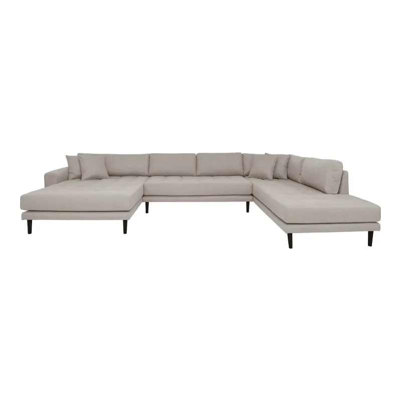 Med åben Ende Venstre Vendt Stone Med Fire Puder Hn1030 Åben Ende 1301476 Homeshop Sofa - 5713917021178