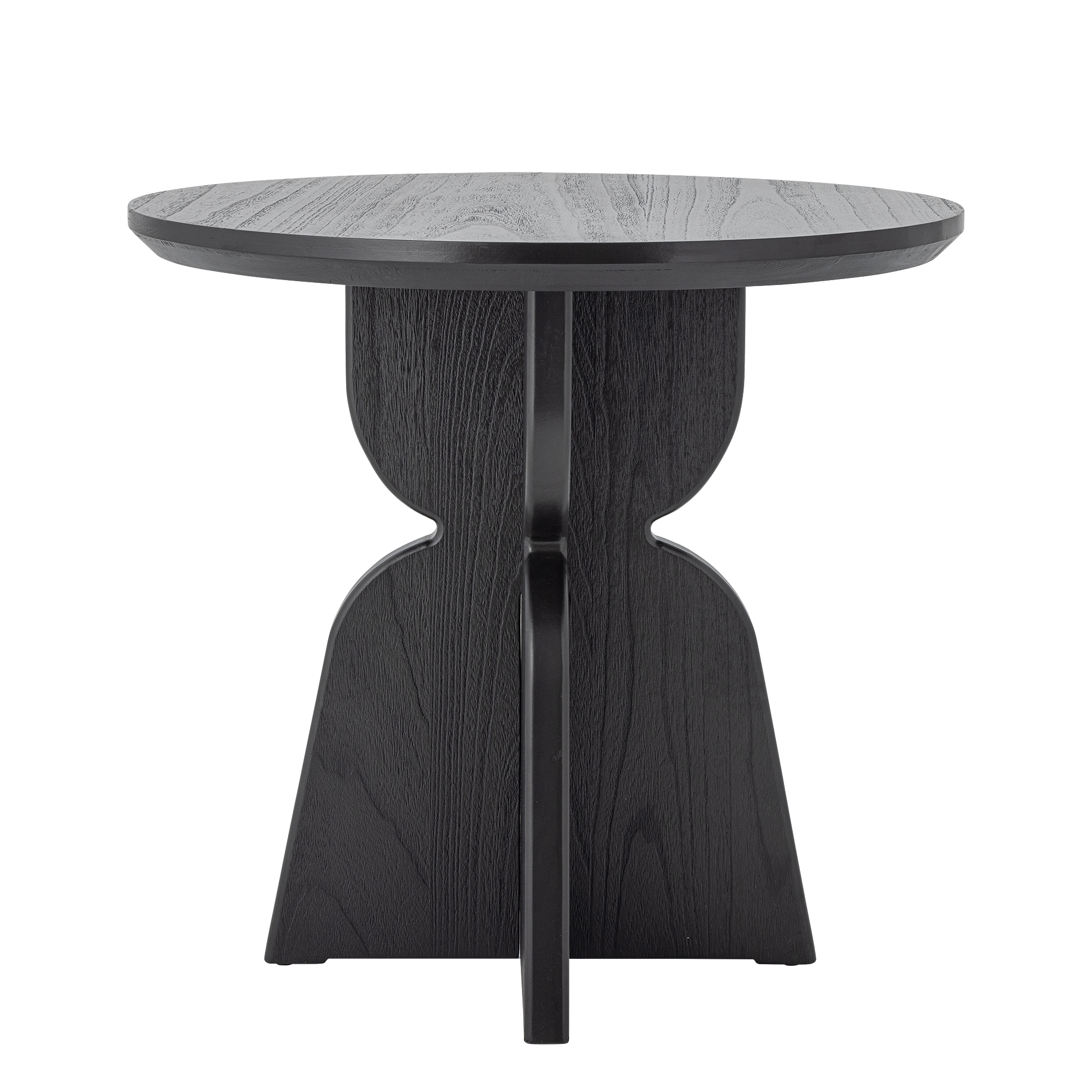 Sort Vixen Rund Fyrretræ D80xh75 Bloomingville Spisebord - 5711173350636