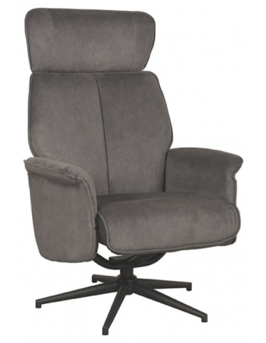 Verdal Rotrbar Metal Polyester H109 Sort Antracit Label51 Lænestol
