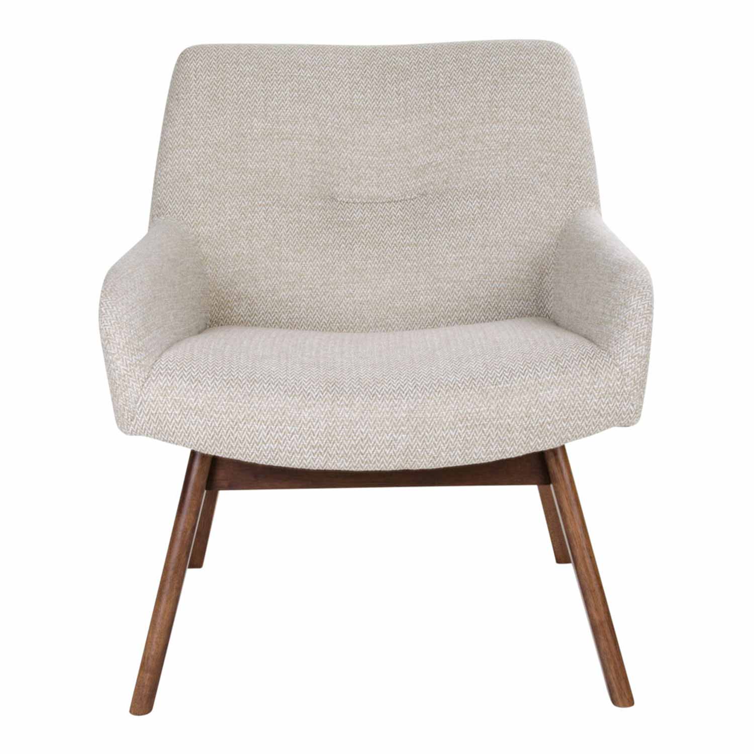 Brun London Sand Stof T Valnøddetræ Armlæn House Nordic Lænestol - 5708155617627