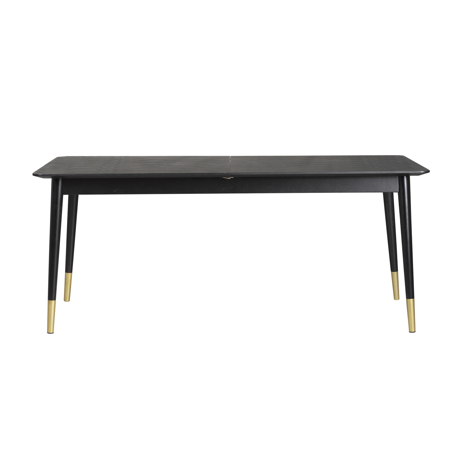 Sort Rowico Fenwood Tillægsplader Asketræsfiner Egetræ Guld Metal 180260x90 Rowico Home Spisebord - 7340126534441