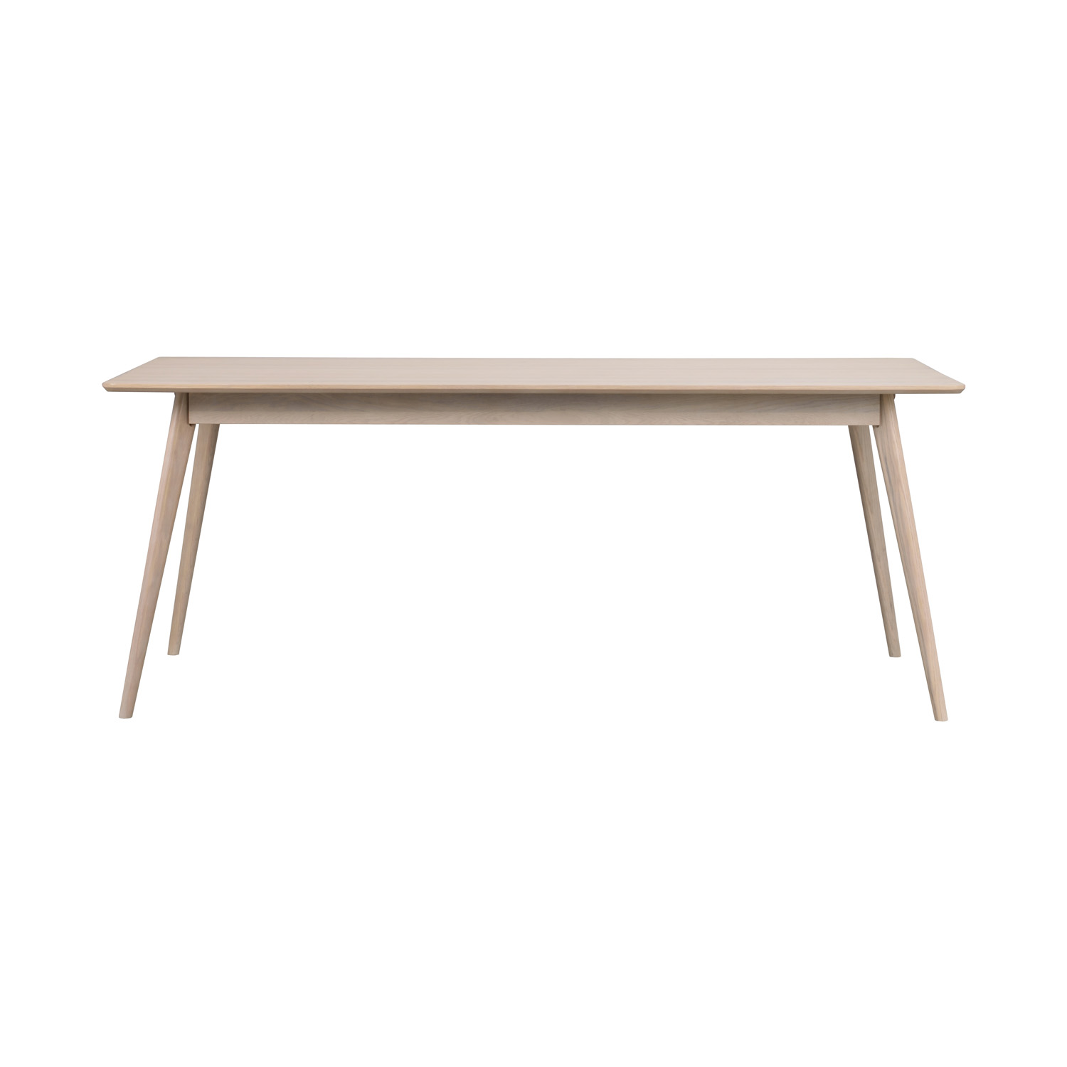 Hvid Rowico Rektangulær Yumi Udtræk Vasket Egetræsfiner 190x90 Rowico Home Spisebord - 7340126538241