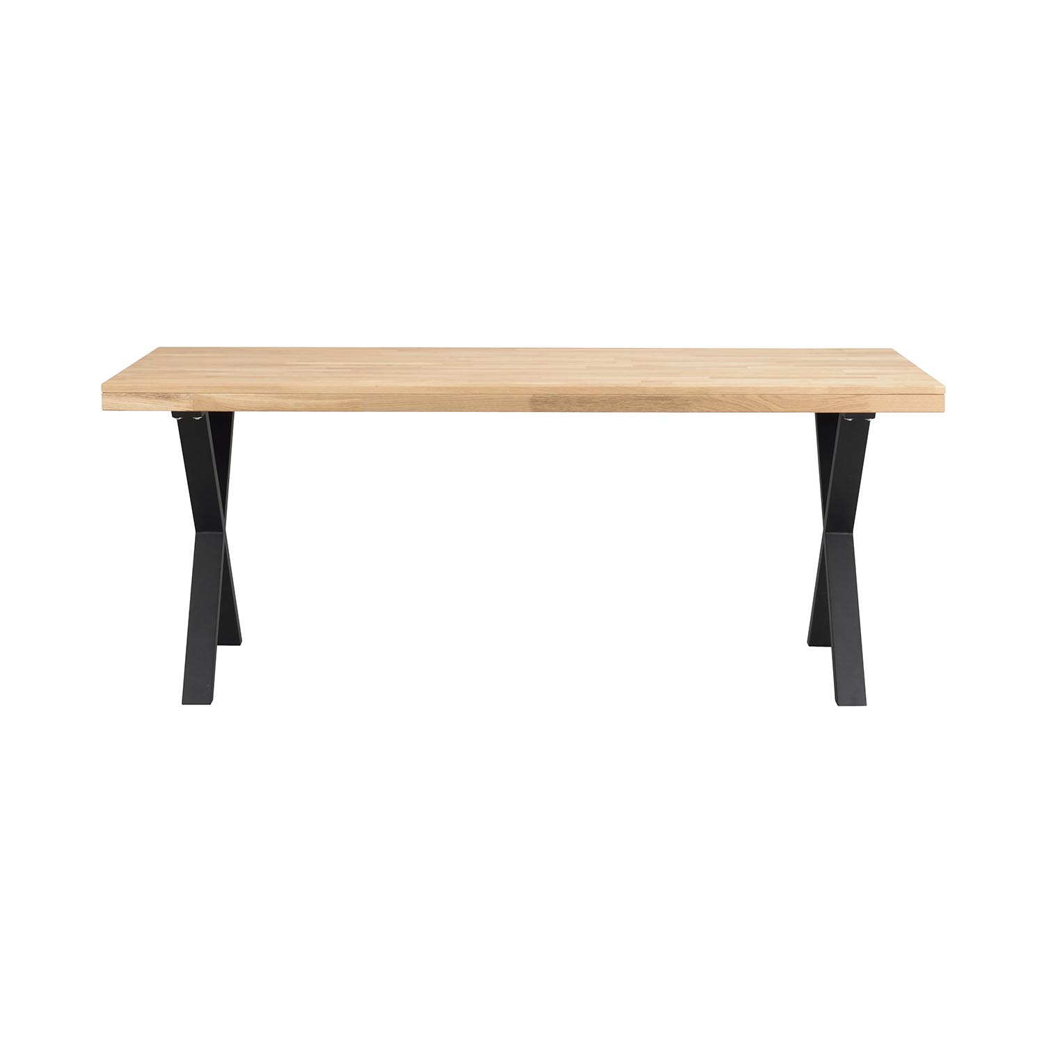 Sort Rowico Brooklyn Natur Egetræ Metal 170x95 Rowico Home Spisebord - 7340126547243
