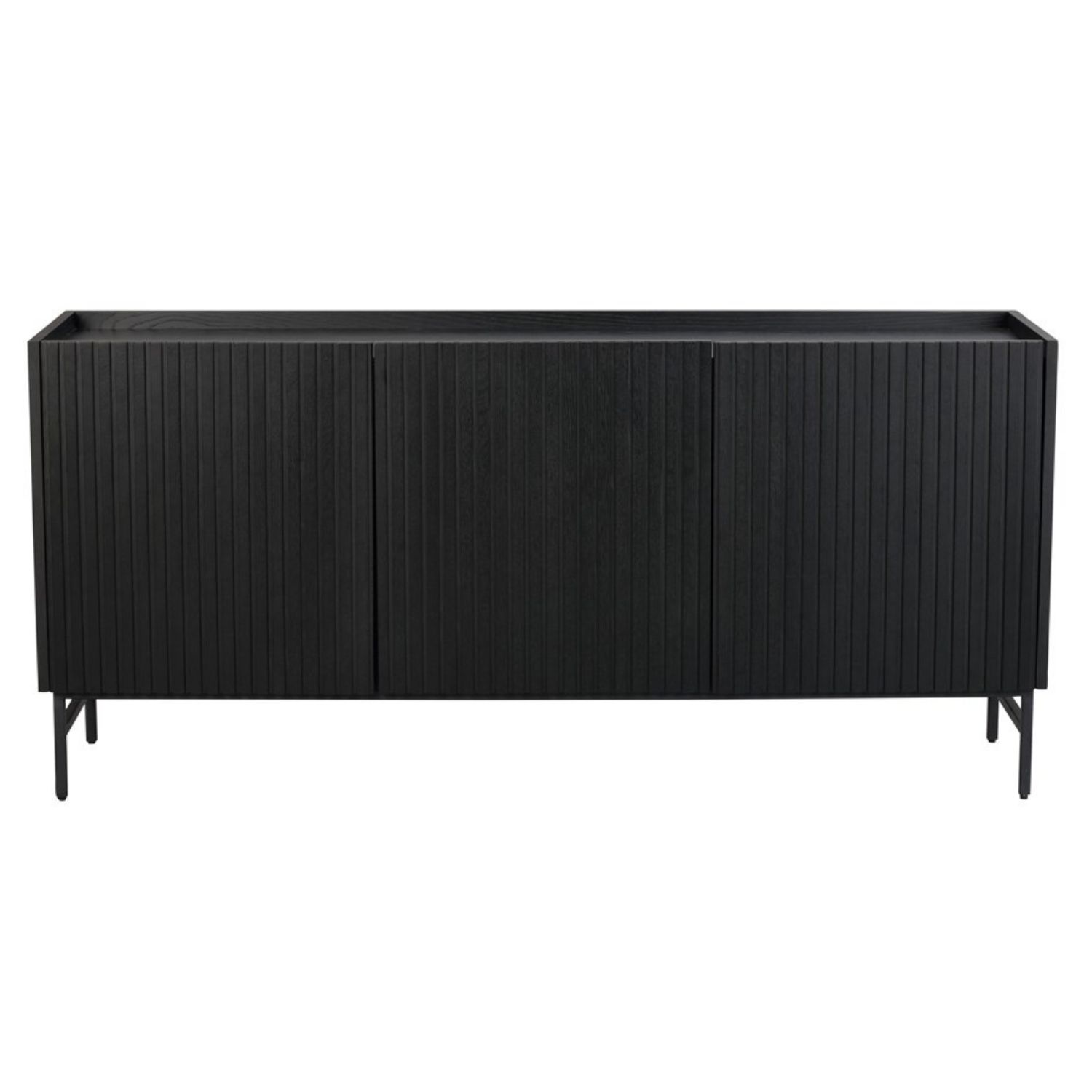 Sort Rowico Lancaster Låger Træ Metal 160x75 Rowico Home Skænk - 7340126546048