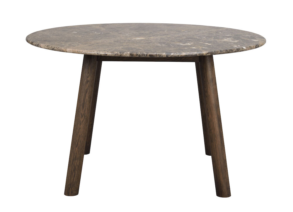 Brun Rowico Taransay Rund Marmor Ø125 Rowico Home Spisebord - 7340126557228