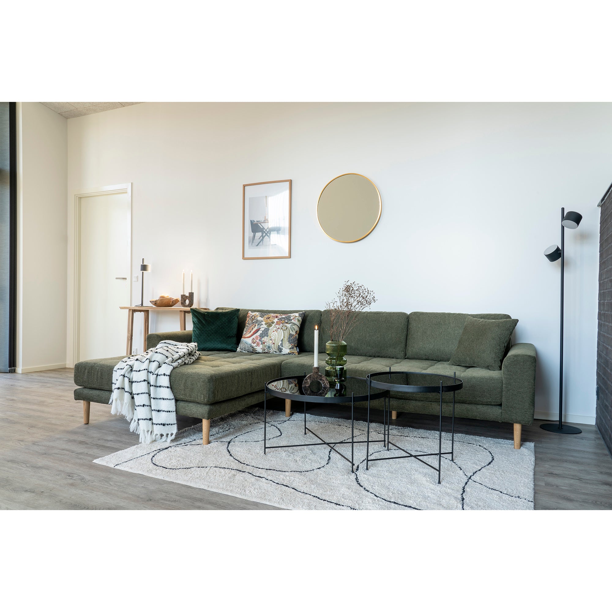Grøn Lido Lounge Oliven Venstrevendt House Nordic Sofa - 5713917018833