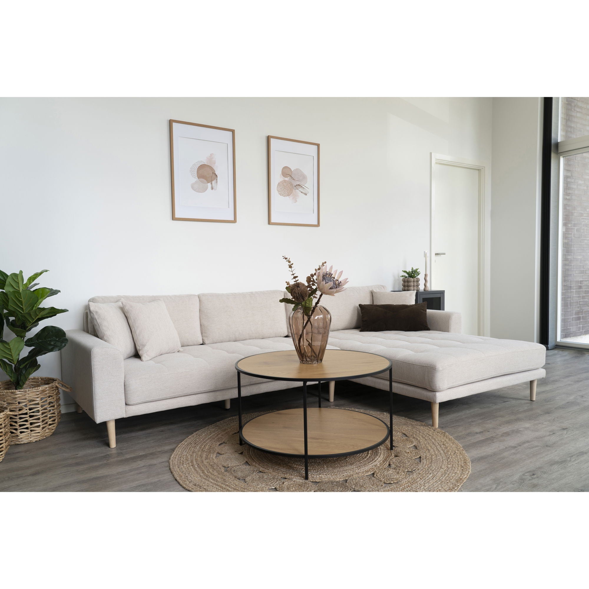 Lido Lounge Højrevendt Sand Hn1050 House Nordic Sofa - 5713917026708