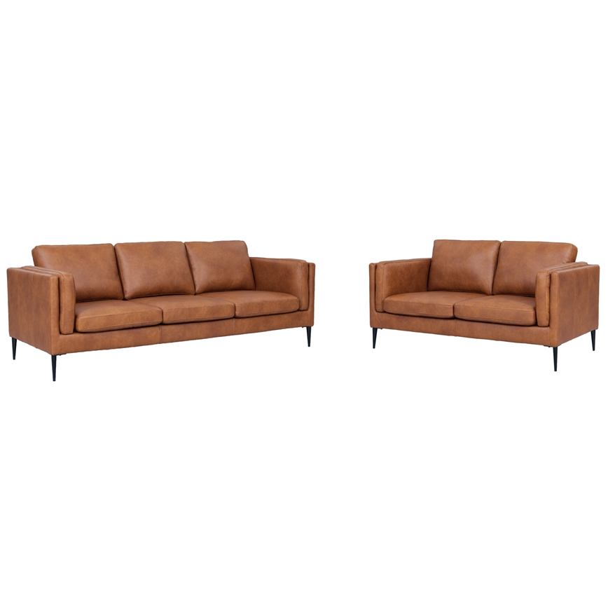 Valencia 2pers Cognac LÆder Furnhouse Sofa