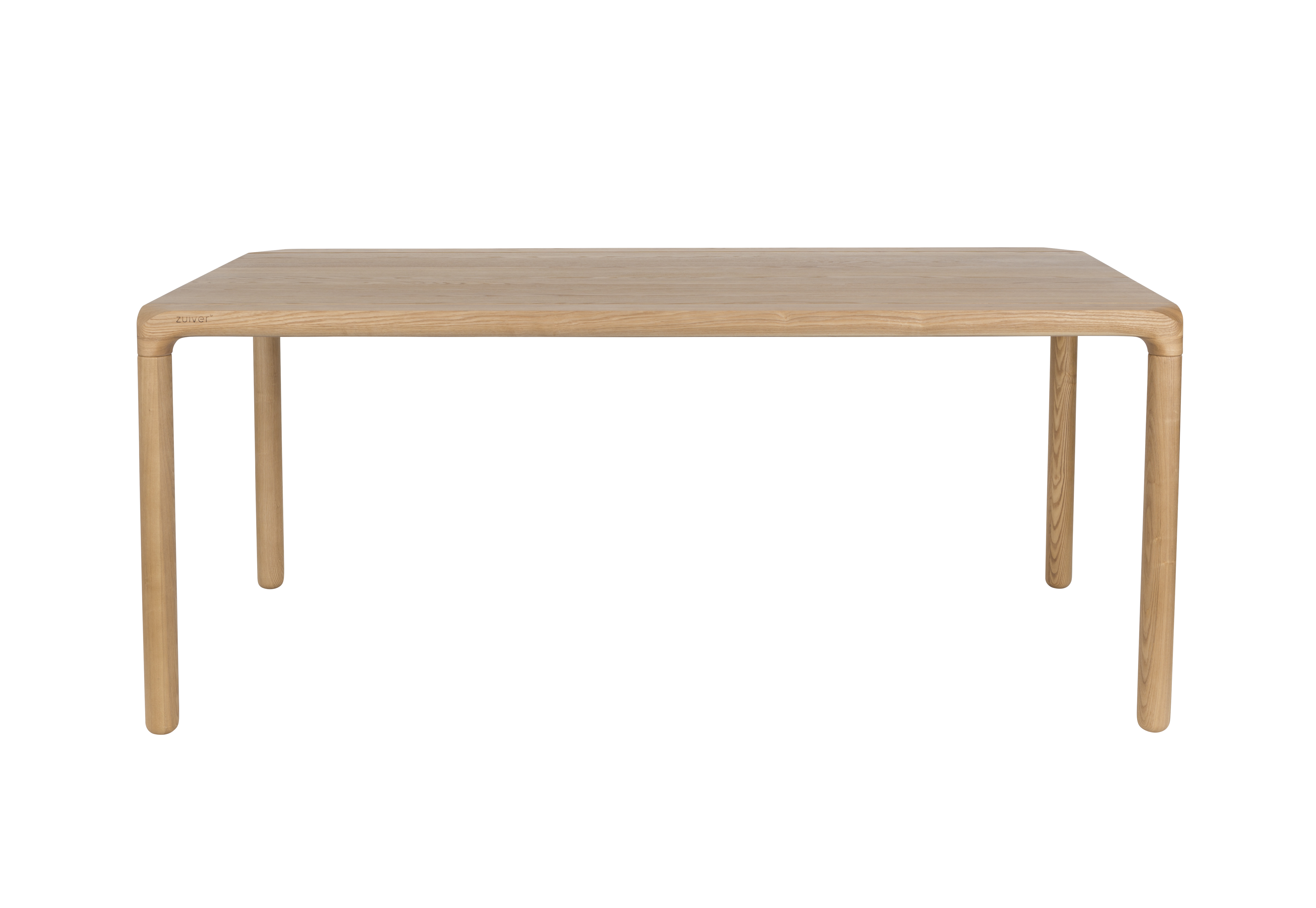 Brun Storm Rektangulær Natur Asketræ 160x90 Zuiver Spisebord - 8718548074552