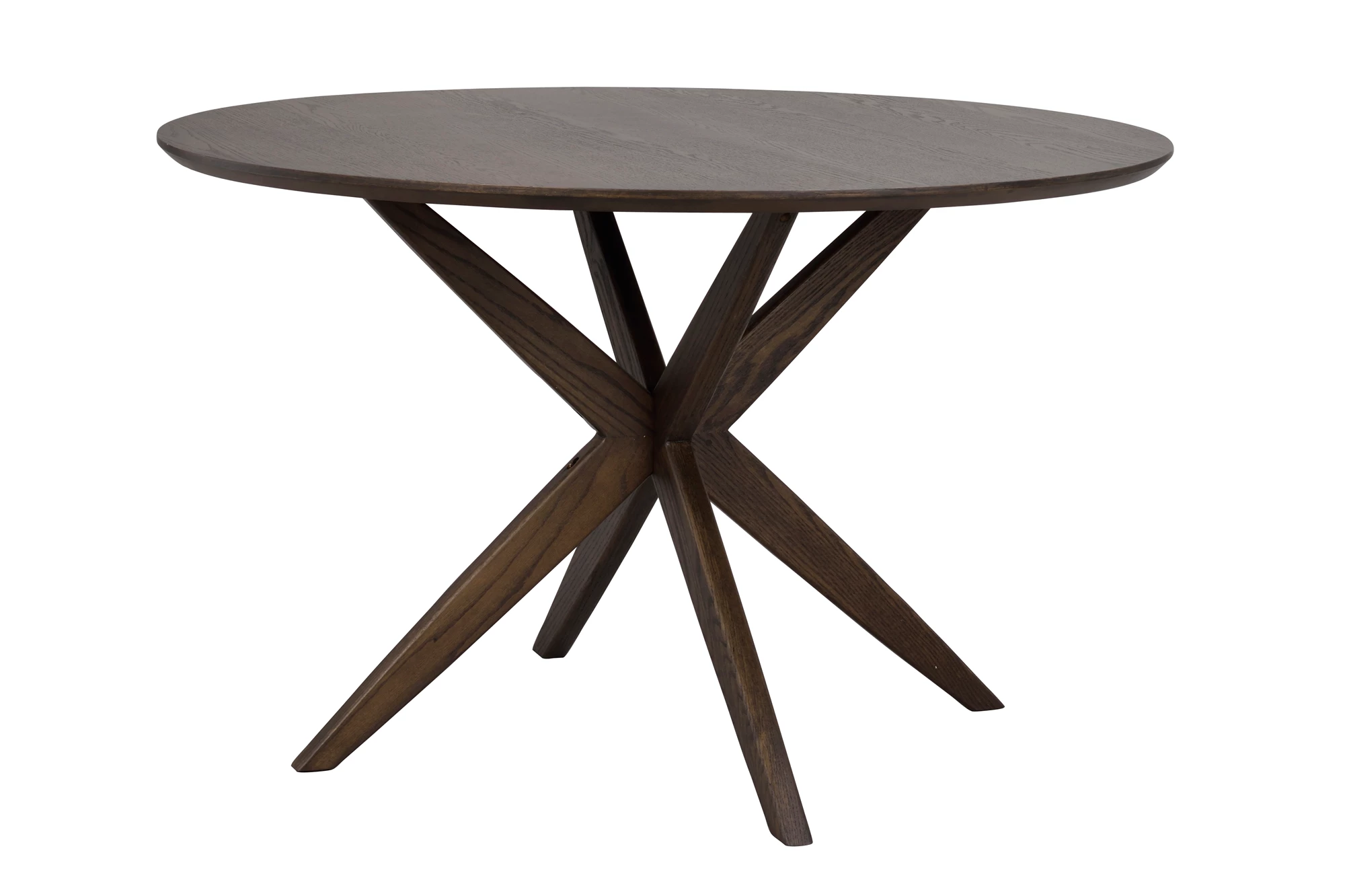 Brun Rowico Calverton Rund Egefinr Ø120 Rowico Home Spisebord - 7340126554357