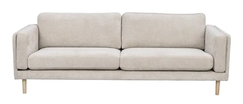 Hvid Rowico Braden Pers Lys Beige Stof Pigmenteret Egetræ Rowico Home Sofa - 7340126571897