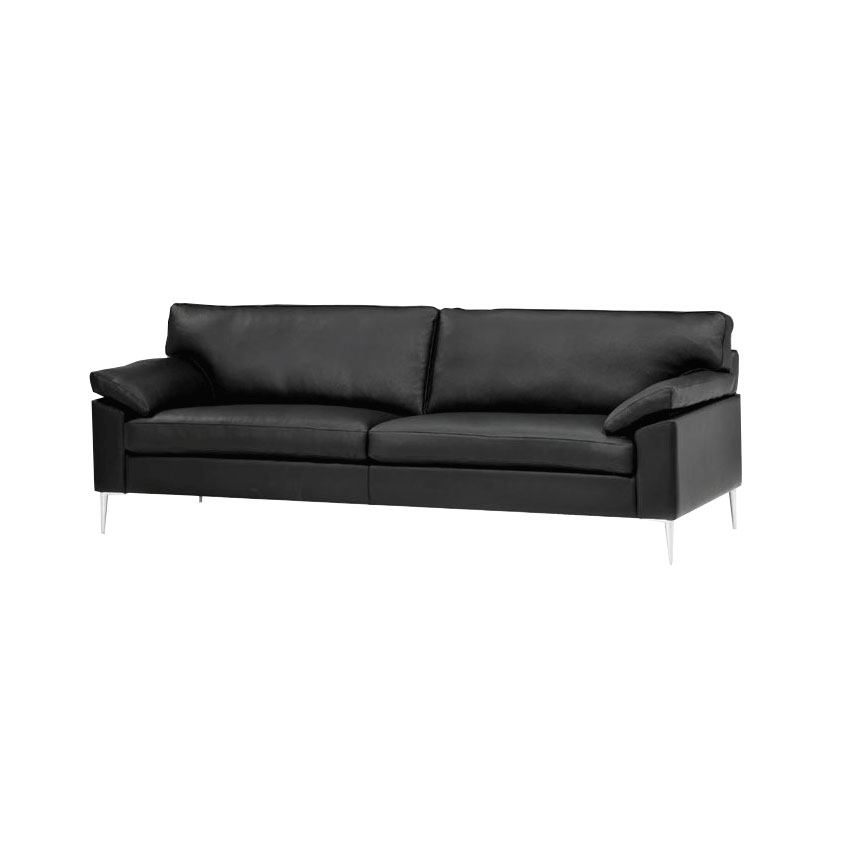 Sort 2163 Semi Anilin Mogens Hansen Sofa